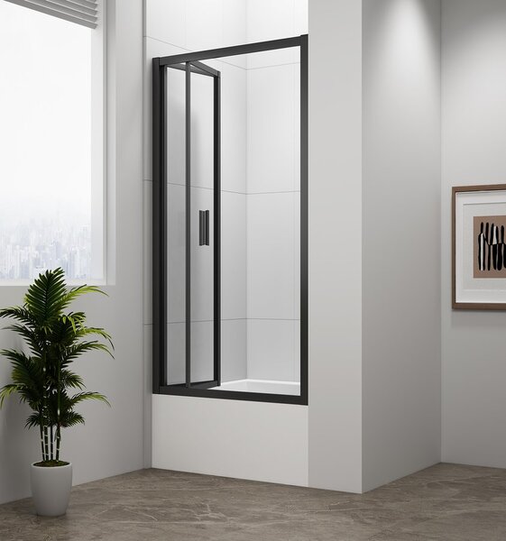 Polysan Polysan, usa de dus plianta DEEP BLACK 1000x1650mm, sticla transparenta, MD1910B