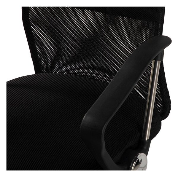 Scaun de birou negru tapițat Arco – Bonami Essentials