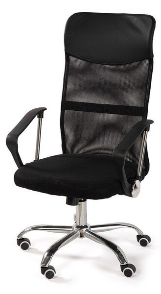 Scaun de birou negru tapițat Arco – Bonami Essentials
