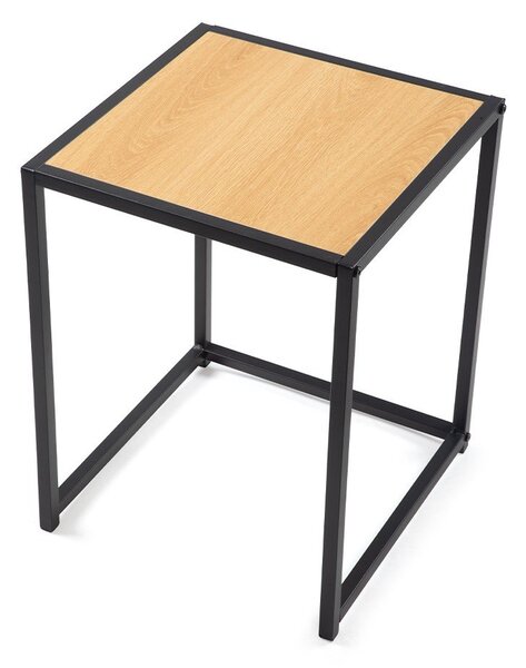 Măsuțe auxiliare 2 buc. cu aspect de lemn de stejar 38x38 cm Noah – Bonami Essentials