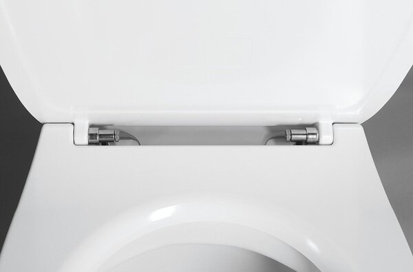 Isvea Isvea, scaun toaleta SENTIMENTI SLIM, Soft Close, Easy Take, alb, 40D10200I-S