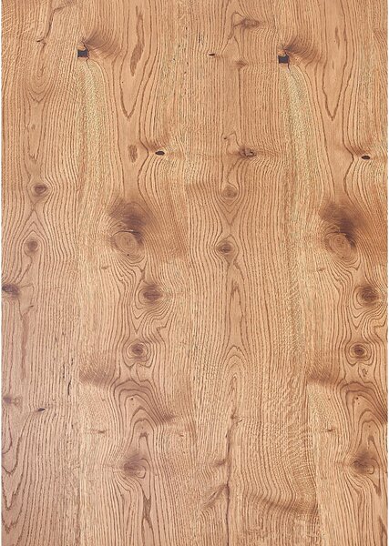 Masa extensibila XAVIER, stejar deschis/negru, 160/250x90x76 cm