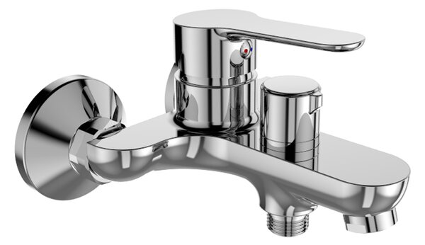 Mereo Mereo, Baterie baie, Zuna, cu inversor ceramic, fara accesorii, crom, MER-CB901A04Z