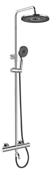 Mereo Mereo, Baterie termostatica pentru baie cu cap de dus rotund, MER-CB60101TSF