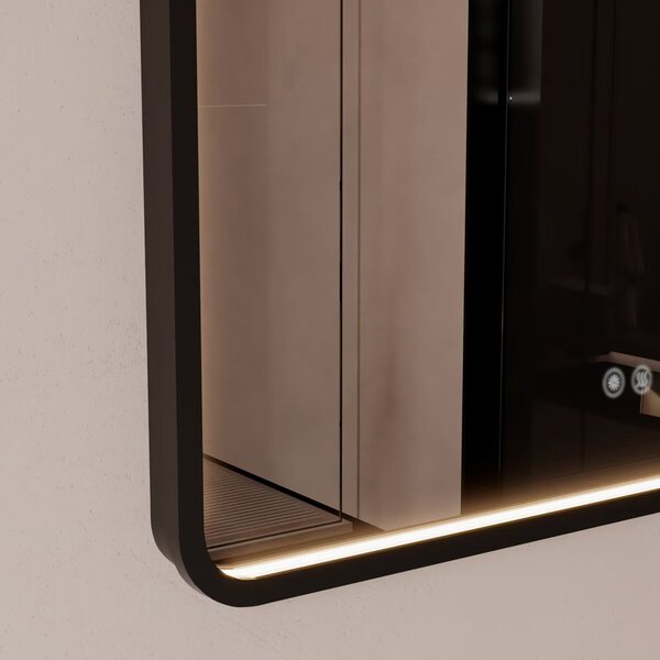 Mereo Mereo, Oglinda patrata 60x80 cm, iluminare LED, MER-CN171