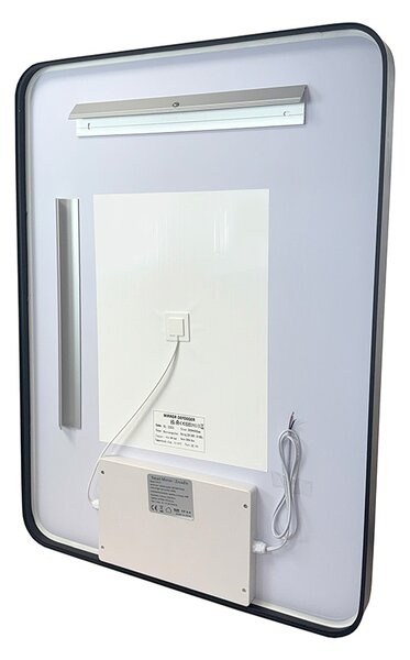 Mereo Mereo, Oglinda patrata 60x80 cm, iluminare LED, MER-CN171