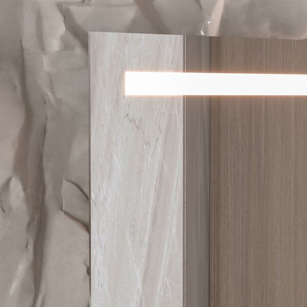 Mereo Mereo, Oglinda 50x70 cm cu iluminare, MER-CN156