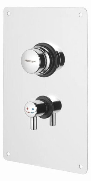 Bruckner Bruckner, robinet de duș ascuns TEMPOR cu auto-închidere cu control al temperaturii, crom, 937.141.1