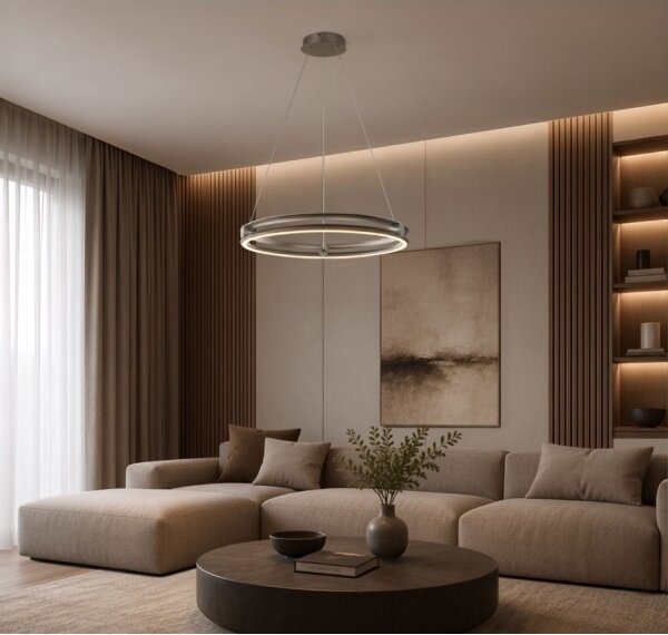 Rabalux 72277 - Lustra LED dimabilă suspendată pe cablu TRIXO 60W/230V 3000-6500K gri+DO