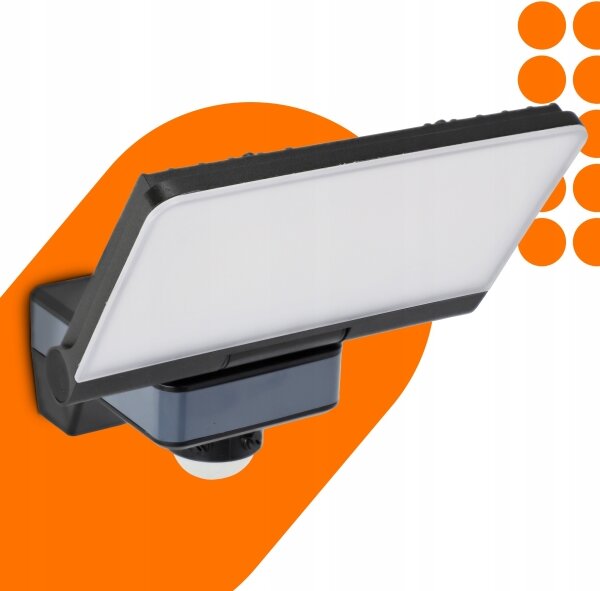 Proiector LED cu senzor de mișcare și senzor crepuscular LED/44W/230V 4200K IP54 negru