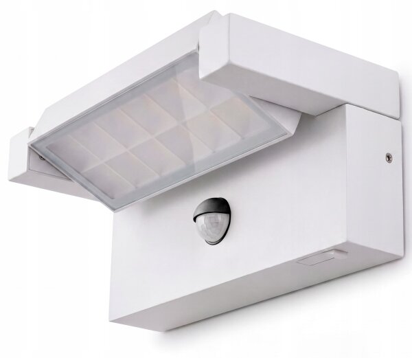 Aplică LED de exterior cu senzor LED/25W/230V IP54 albă