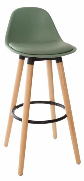 Scaun de bar cu spatar MAXON, Verde, 92x42,5x39,5 cm, Atmosphera Créateur d'intérieur