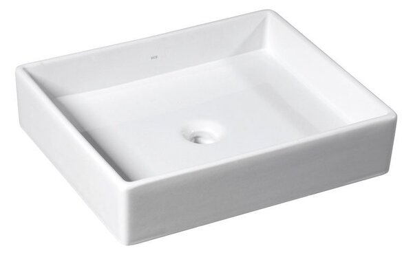 Isvea Isvea, chiuveta ceramica PURITY 50x42cm, blat, alb, 10PL66050