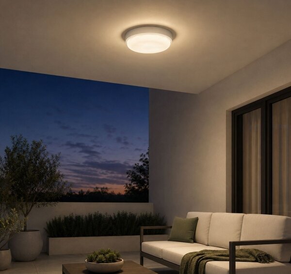 Rabalux 77224 - Plafonieră LED pentru exterior HORT2 LED/14W/230V IP54 albă