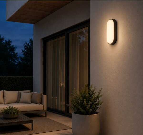 Rabalux 77221 - Aplică LED de exterior HORT2 LED/14W/230V IP54 neagră