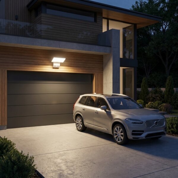 Aplica LED de perete pentru exterior cu senzor LED/18W/230V IP44 albă