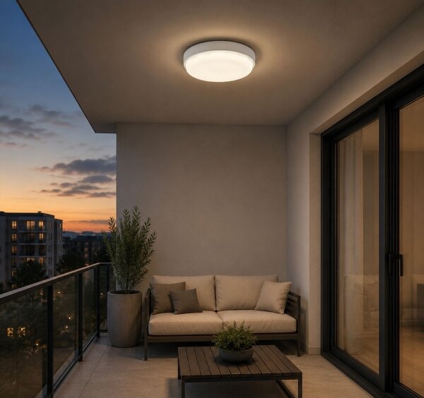 Rabalux 77224 - Plafonieră LED pentru exterior HORT2 LED/14W/230V IP54 albă