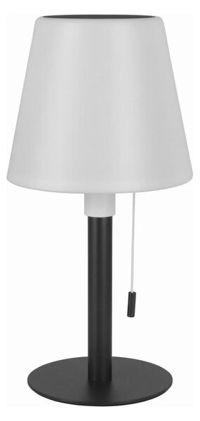 Lampă solară LED reglabilă LED/2W/5V USB 1200 mAh IP44 alb/negru