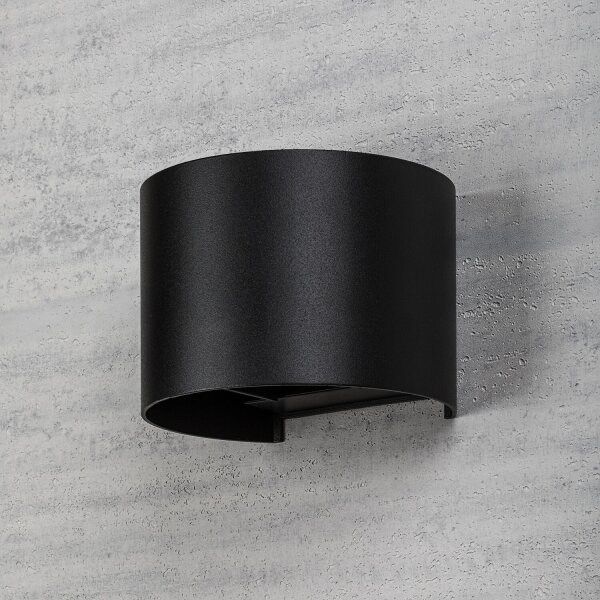 Rabalux 77218 - LED aplică de perete pentru exterior VIRNA 5W/230V 2700/4000/6500K IP54 neagră