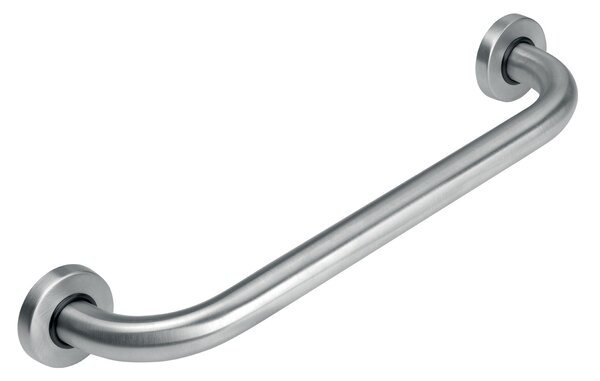 Novaservis, Mâner drept cu capace 400 mm oțel inoxidabil periat, R6640-4