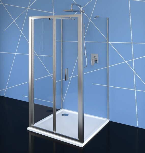 Polysan Polysan, cabină de duș EASY trei pereți 900x700mm, ușă rabatabilă, varianta L/R, sticlă transparentă, EL1990EL3115EL3115