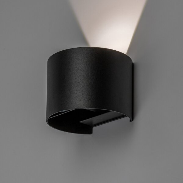 Rabalux 77218 - LED aplică de perete pentru exterior VIRNA 5W/230V 2700/4000/6500K IP54 neagră