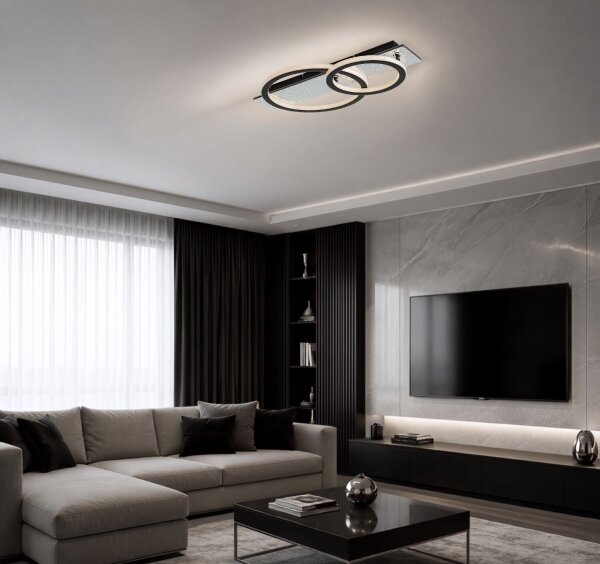 Rabalux 71497 - Plafonieră LED dimabilă LUNAVA 24W/230V 3000-6500K + telecomandă