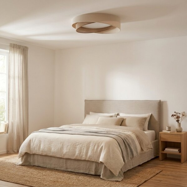 BRILAGI- Plafonieră LED VELVET TWIST LED/24W/230V 4000K diam. 55 cm kr./bej