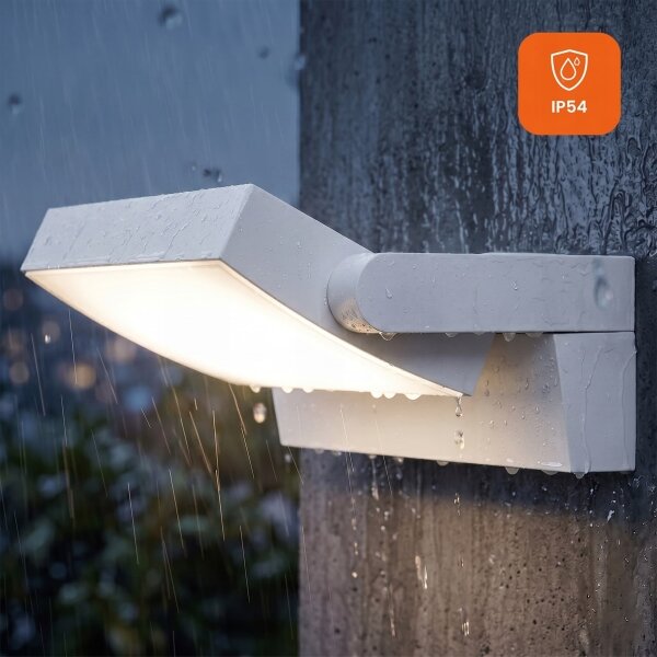 LED Stm aplică de perete pentru exterior LED/12/18/24W/230V 3000/4000/6500K IP54 alb
