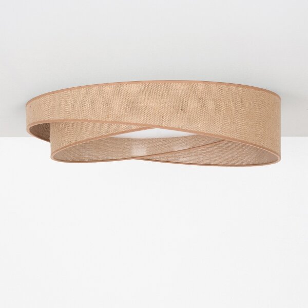 BRILAGI - Plafonieră LED VELVET TWIST LED/24W/230V 4000K diam. 55 cm bej
