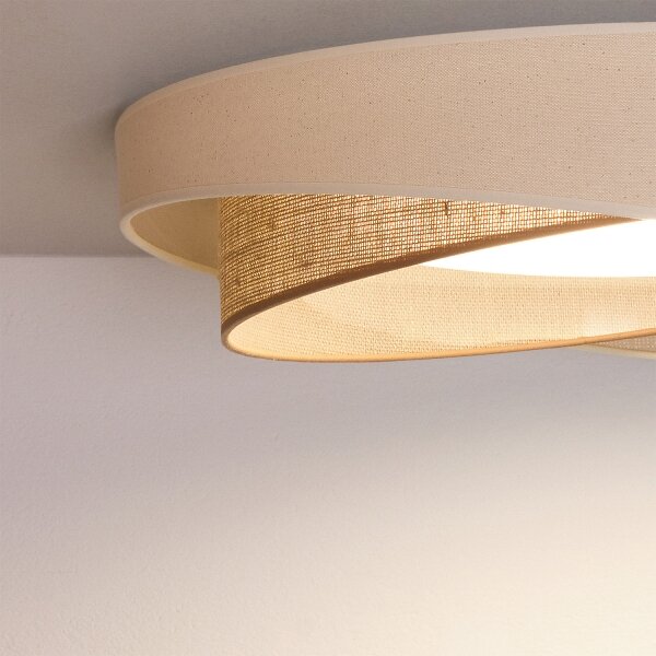 BRILAGI- Plafonieră LED VELVET TWIST LED/24W/230V 4000K diam. 55 cm kr./bej