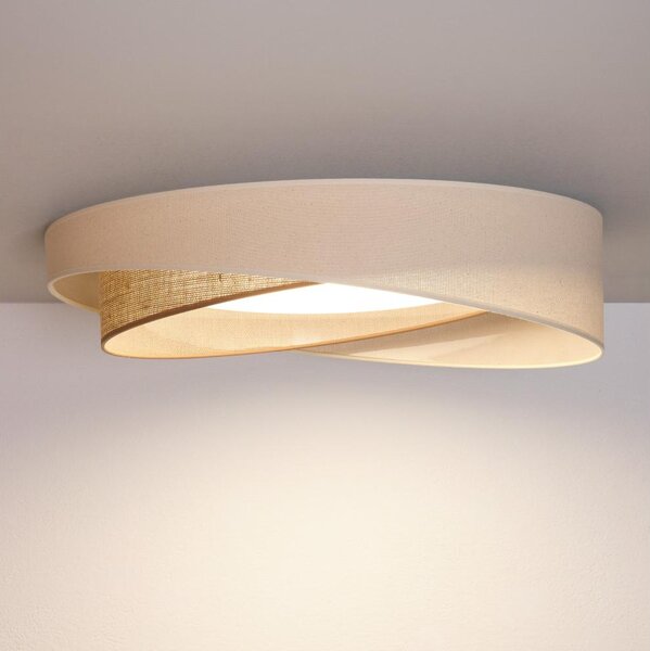 BRILAGI- Plafonieră LED VELVET TWIST LED/24W/230V 4000K diam. 55 cm kr./bej