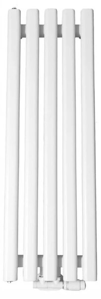 Regnis Lazur LA, radiator 330x1000mm cu conexiune centrală 50mm, 428W, alb mat, LAZURLA/1000/330/D5/ALB