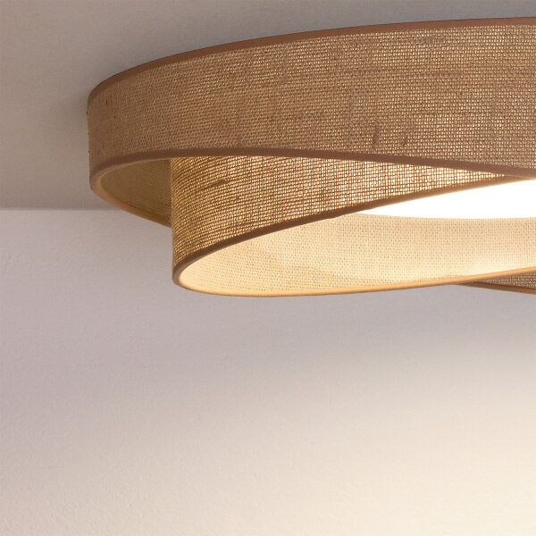 BRILAGI - Plafonieră LED VELVET TWIST LED/24W/230V 4000K diam. 55 cm bej