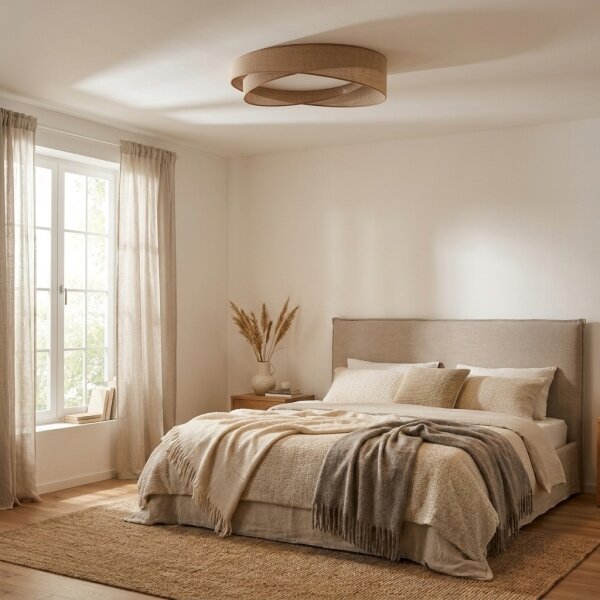 BRILAGI - Plafonieră LED VELVET TWIST LED/24W/230V 4000K diam. 55 cm bej