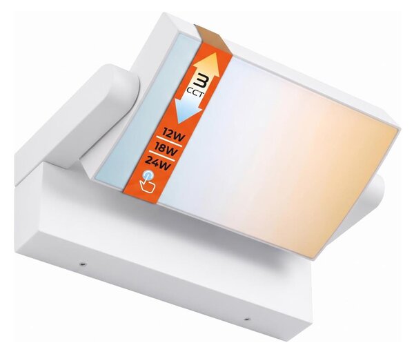 LED Stm aplică de perete pentru exterior LED/12/18/24W/230V 3000/4000/6500K IP54 alb
