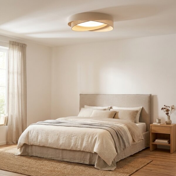 BRILAGI- Plafonieră LED VELVET TWIST LED/24W/230V 4000K diam. 55 cm kr./bej