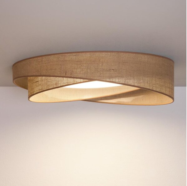 BRILAGI - Plafonieră LED VELVET TWIST LED/24W/230V 4000K diam. 55 cm bej