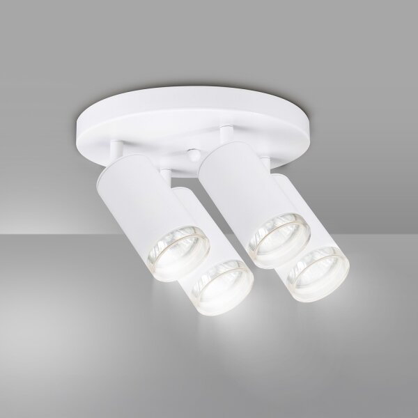 Spot pentru baie Brilagi SELE AQUA 4xGU10/30W/230V IP44 alb