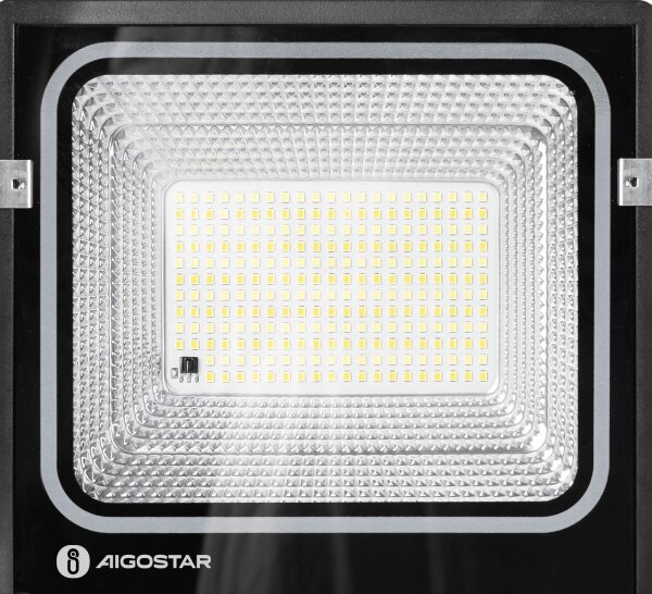 Aigostar-LED Proiector LED solar/100W/3,2V 2000mAh 3000K/4000K/6500K IP66 + telecomandă