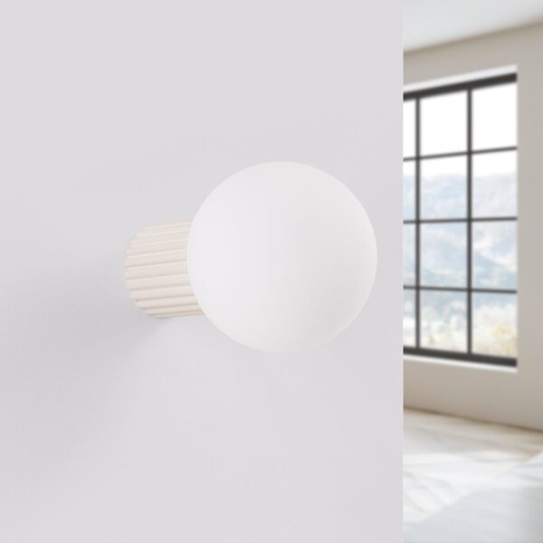 Aplică pentru baie Sollux SL.1717 HALO 1xG9/8W/230V IP44 crem