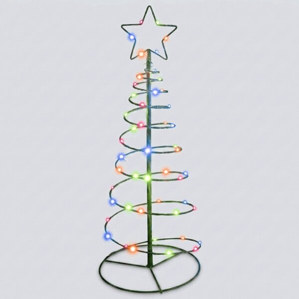 Aigostar - Decorațiune solară de Crăciun cu LED LED/0,59W/3,7V 100 cm IP65 multicolor