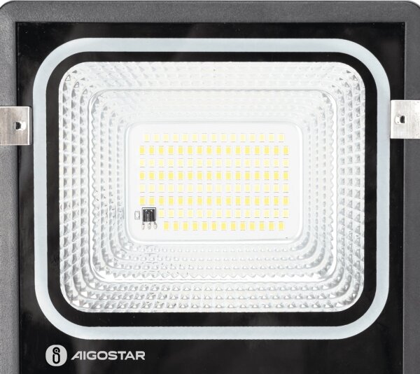 Aigostar -LED Proiector solar cu LED/50W/3,2V 1200mAh 3000K/4000K/6500K IP66 + telecomandă