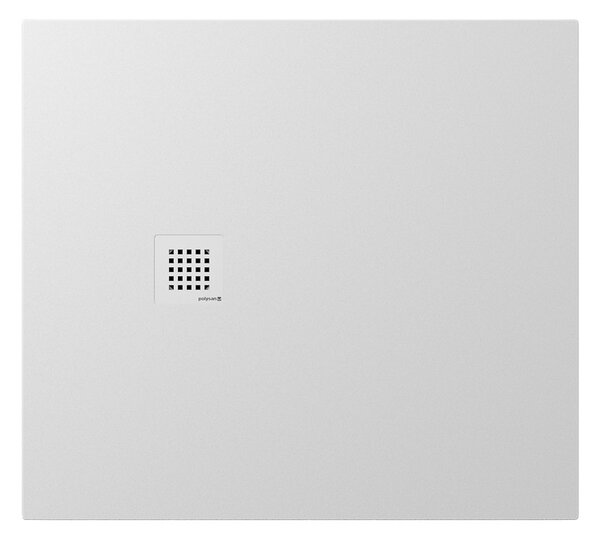 Polysan Polysan, cadita de dus TRENECA din marmura turnata cu posibilitate de reglare a dimensiunii 100x90cm, alb mat, 84306.11