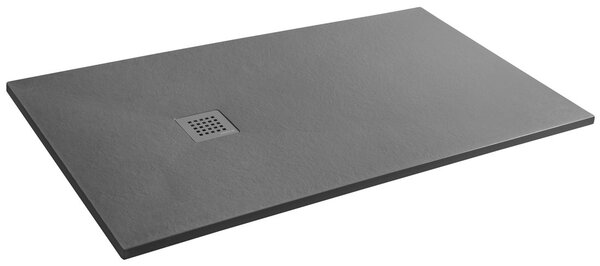 Polysan Polysan, cadita de dus TRENECA din marmura turnata cu posibilitate de reglare a dimensiunii 160x90cm, gri mat, 84311.31