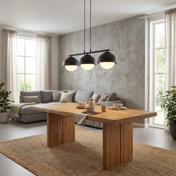 BRILAGI - Candelabru pe cablu COSMO 3xE27/60W/230V negru
