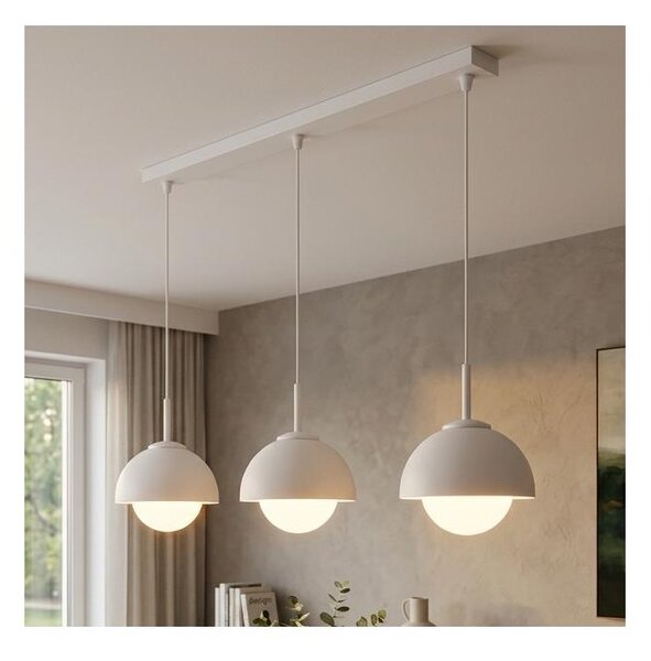 BRILAGI - Lustră pe cablu COSMO 3xE27/60W/230V alb/auriu