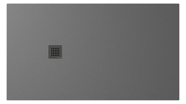 Polysan Polysan, cadita de dus TRENECA din marmura turnata cu posibilitate de reglare a dimensiunii 160x90cm, gri mat, 84311.31