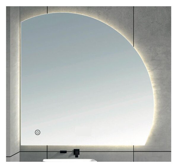 BRILAGI - LED Oglindă de baie QUARTIERE LED/31W/230V 95x90 cm IP44 cu dimmer + CCT