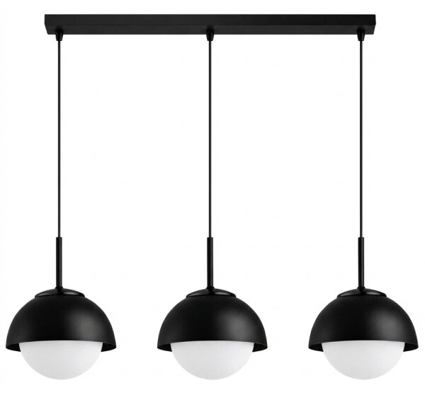 BRILAGI - Lustră pe cablu COSMO 3xE27/60W/230V negru